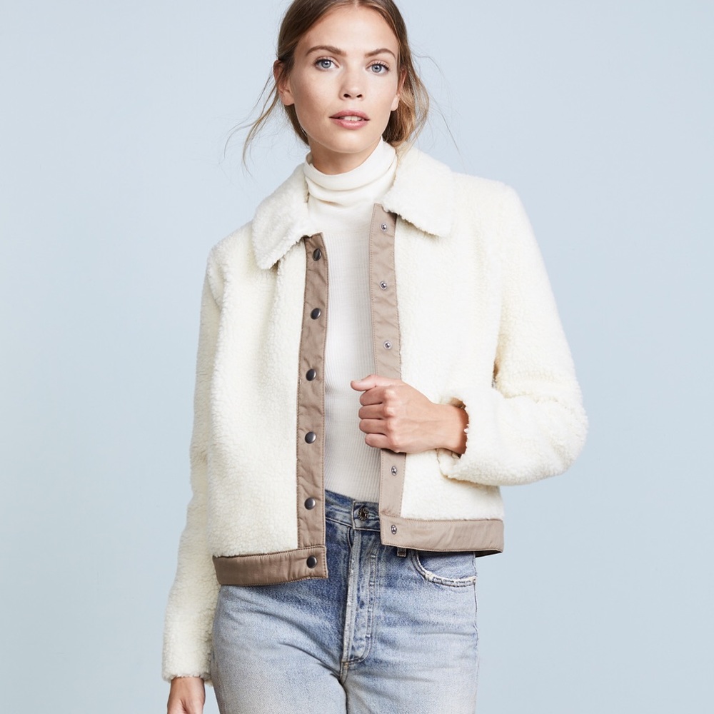 Madewell Portland Sherpa Jacket XXS
